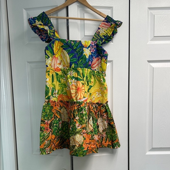 FARM Rio Dresses & Skirts - Farm Rio- Caipirinha Tiered Mini Dress size Medium